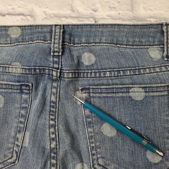 Michael Michael Kors Selma Skinny Polka Dot Jeans size 2P - Picture 16 of 16